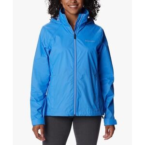 Columbia Switchback III Rain Jacket Harbor Blue Windbreaker Womens XXL